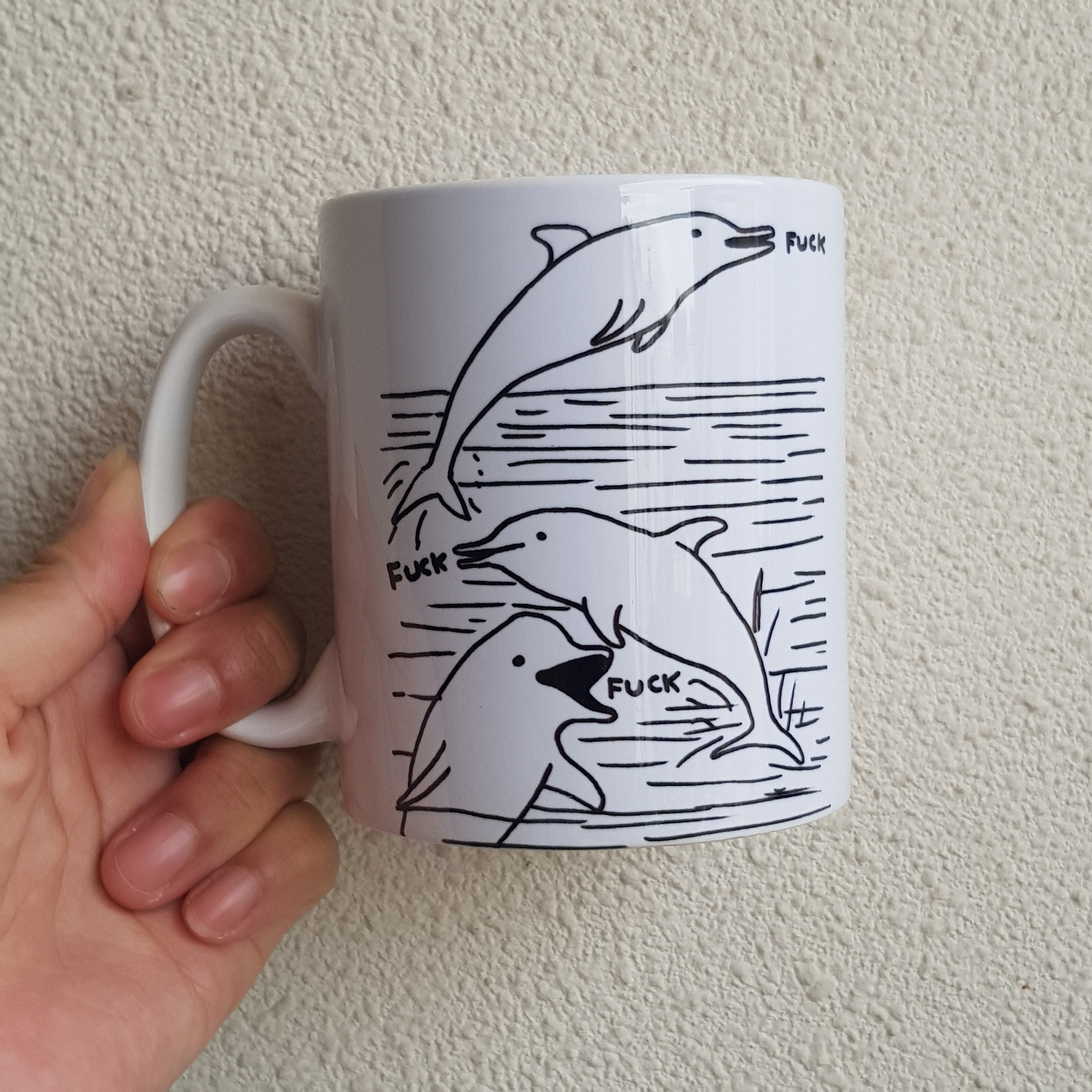 Mug en grès humoristique avec boîte