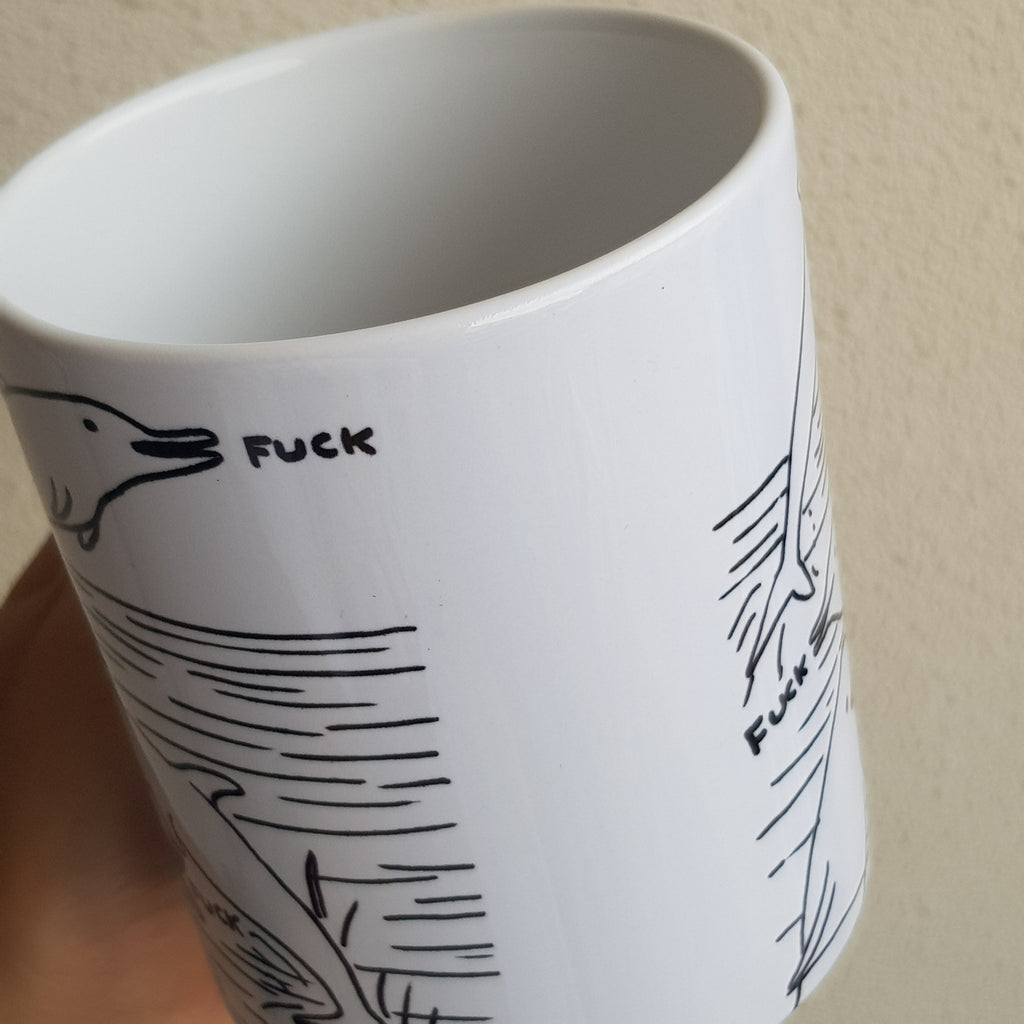 Mug en grès humoristique avec boîte