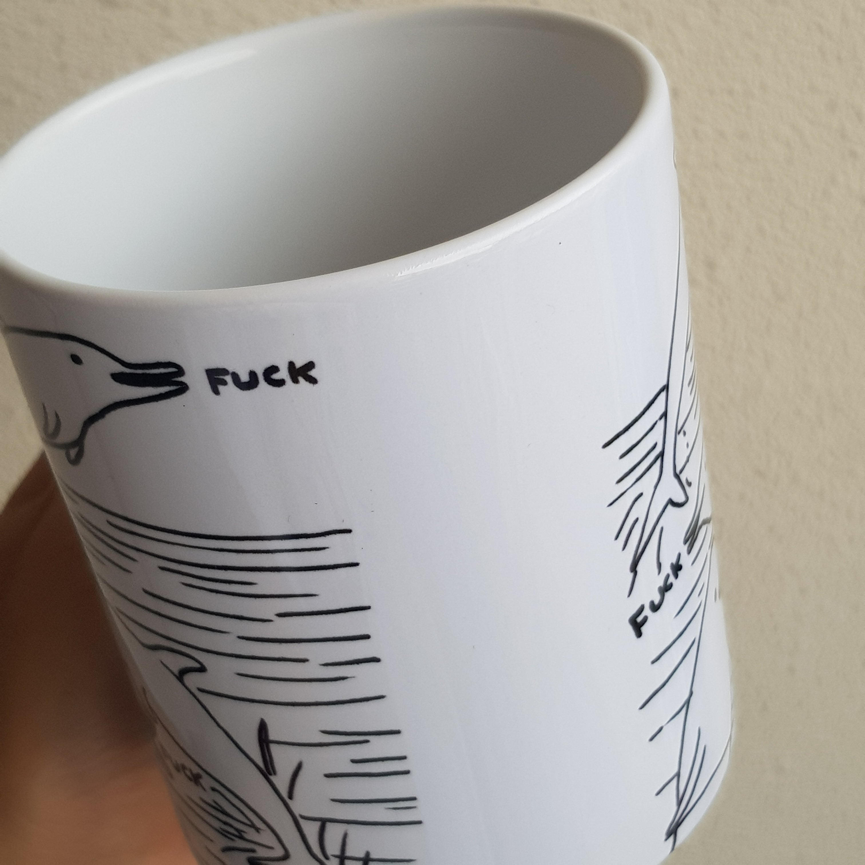 Mug en grès humoristique avec boîte