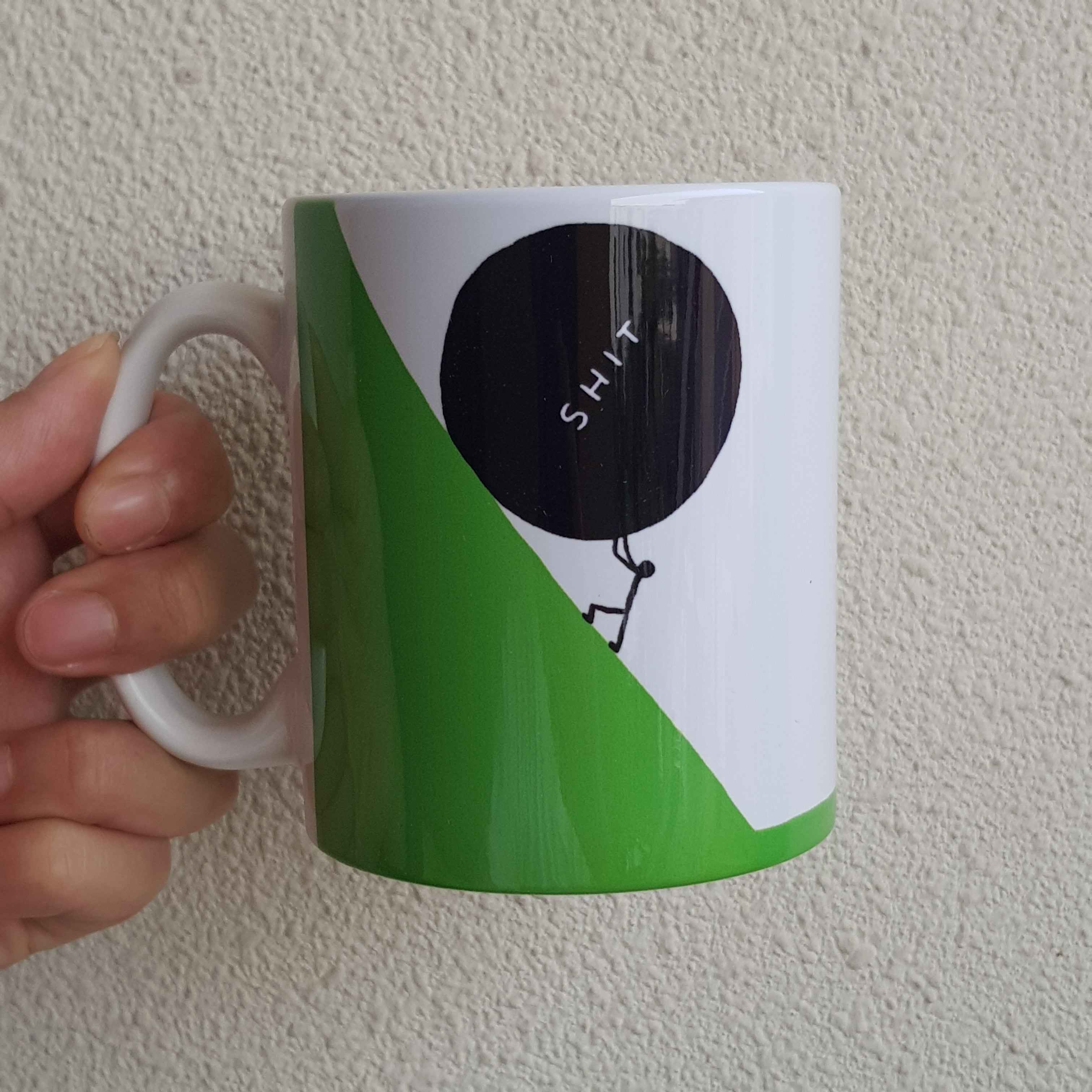Mug en grès humoristique avec boîte
