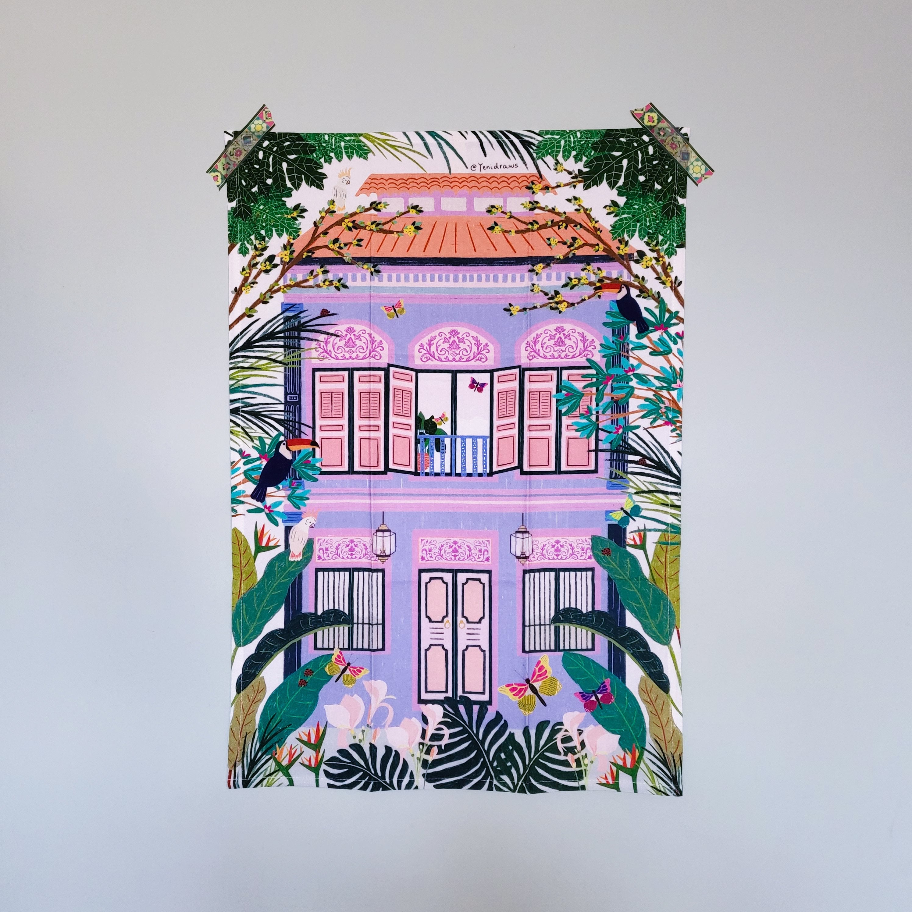 Le torchon Lilas Shophouse