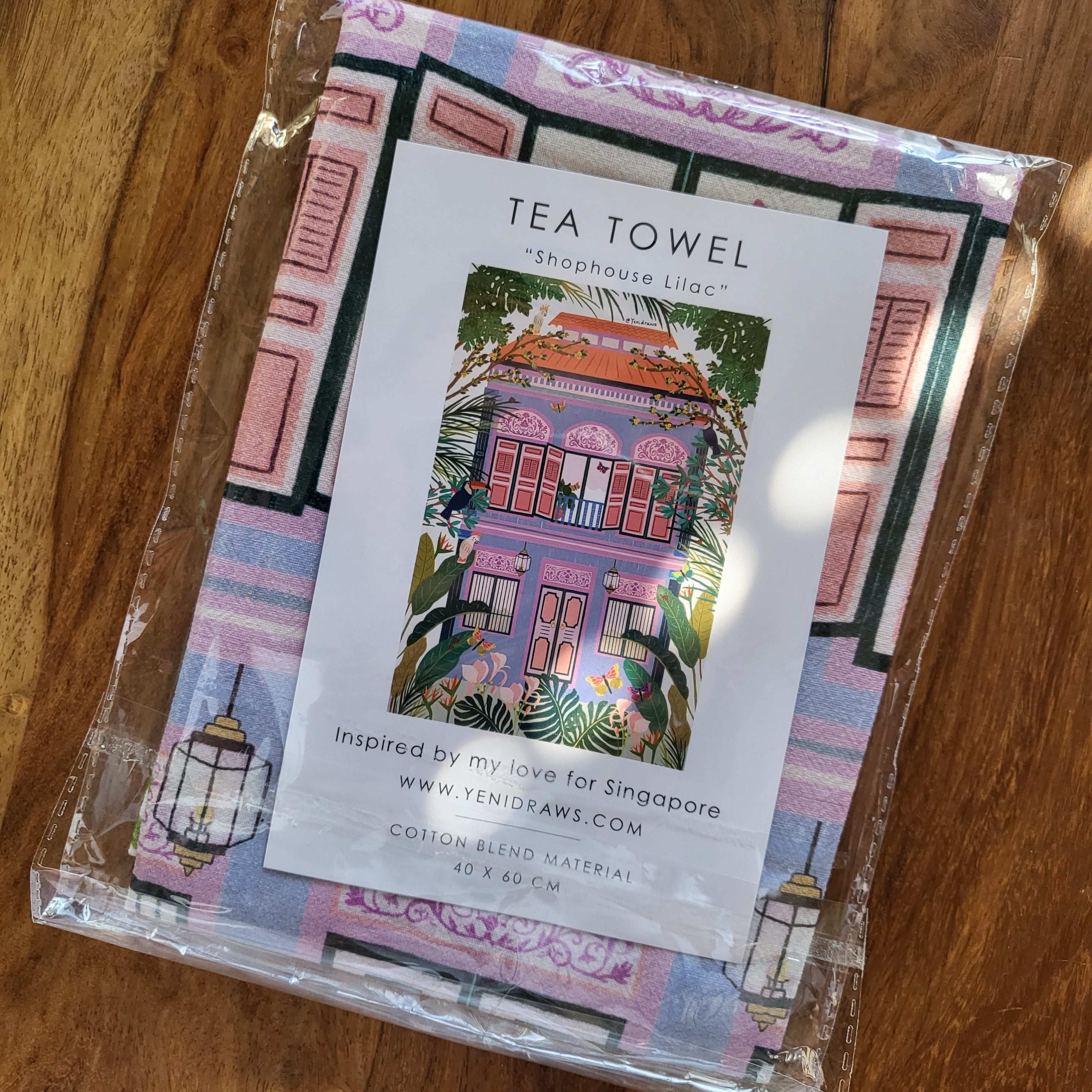Le torchon Lilas Shophouse