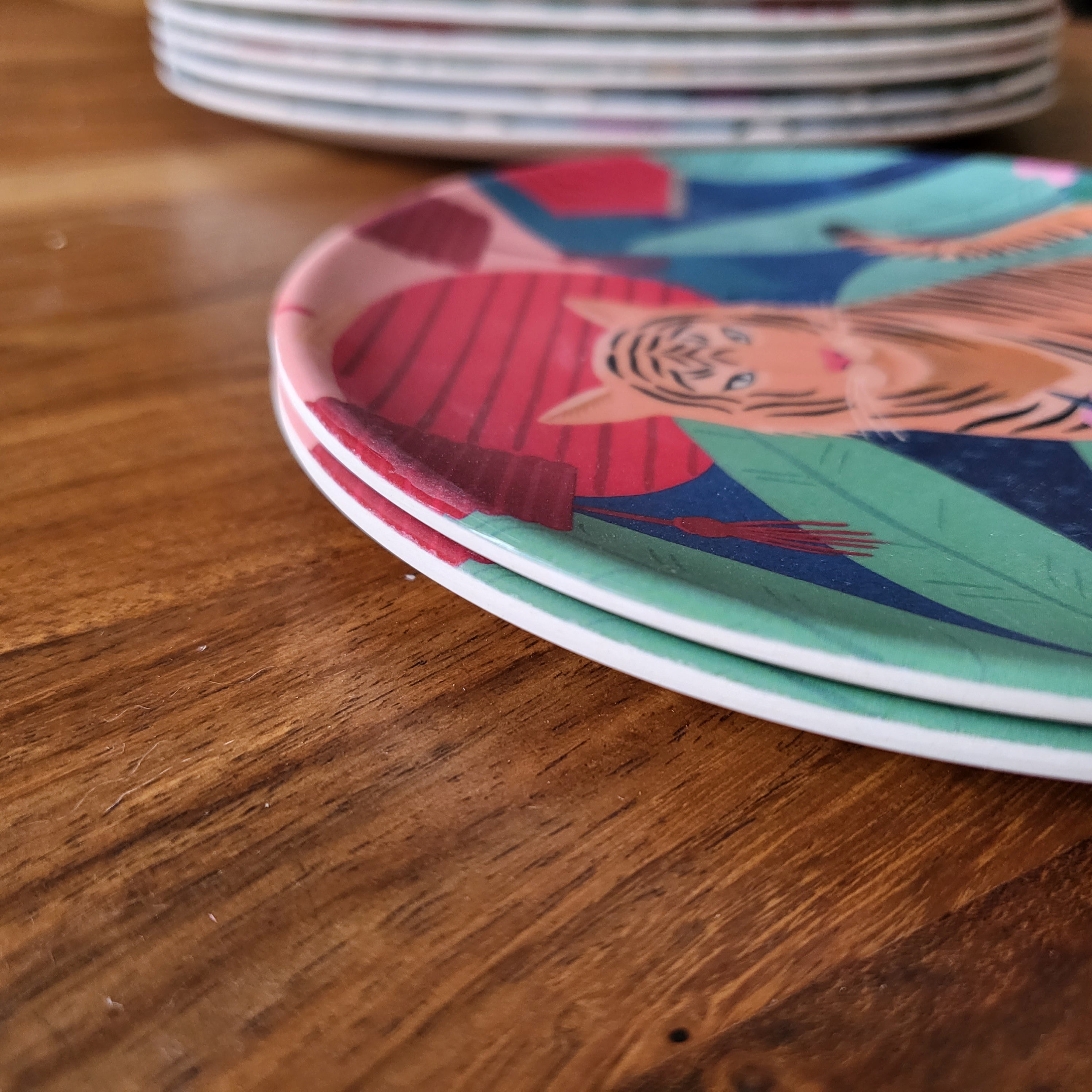 Mini-assiette Tigre et Bambou Prospérité