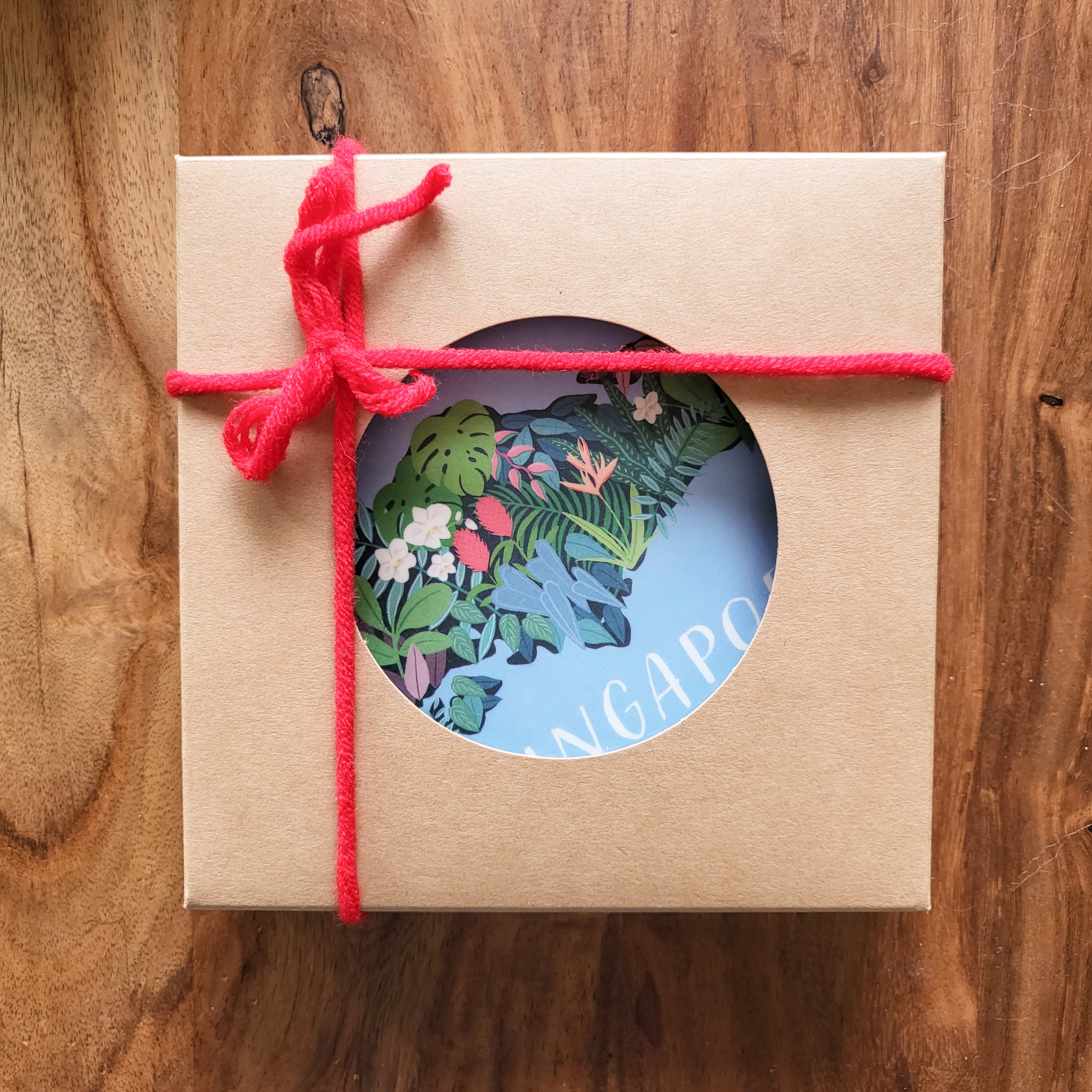 Mini-assiette en bambou Garden City