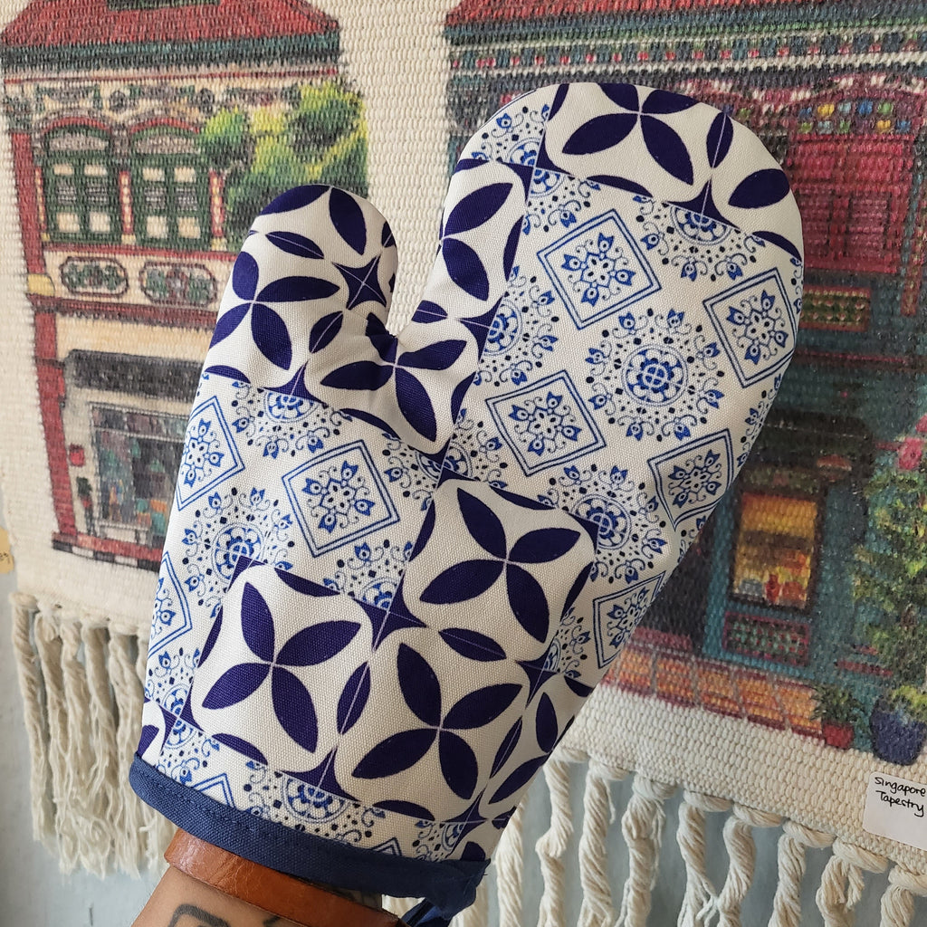 Mitaine de four et manique Carreaux Peranakan