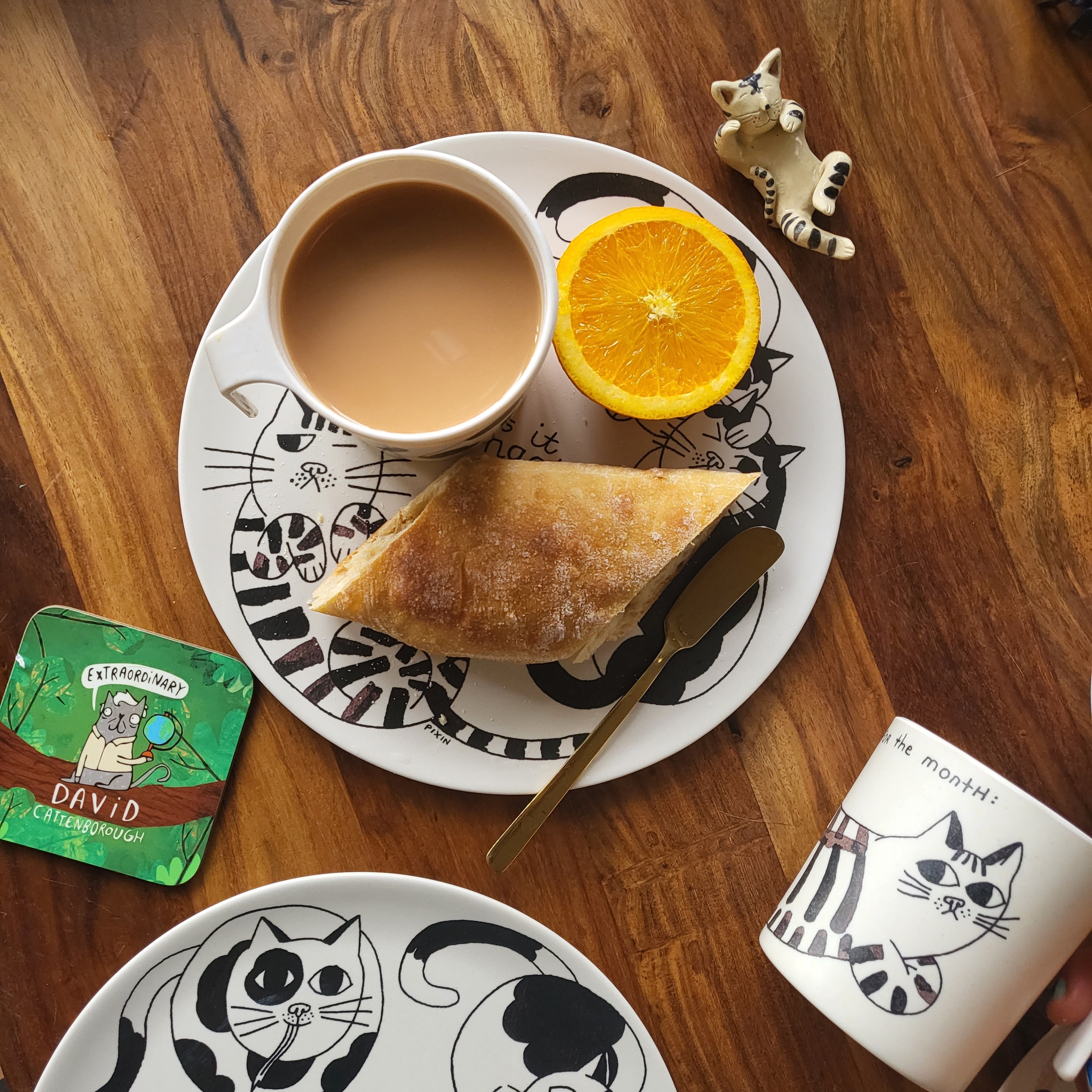Snack Time Bamboo Plate