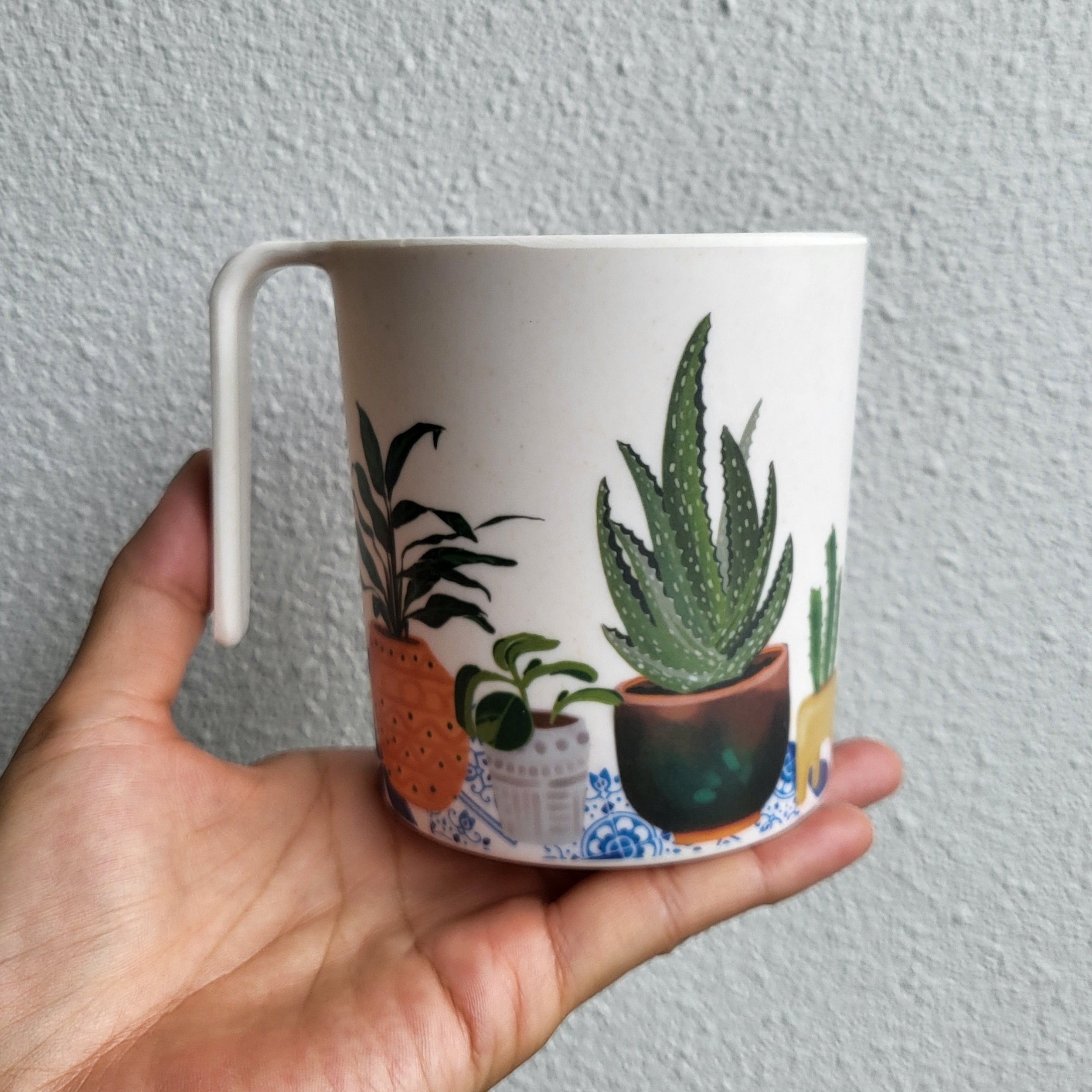 Mug en bambou plantes d'intérieur