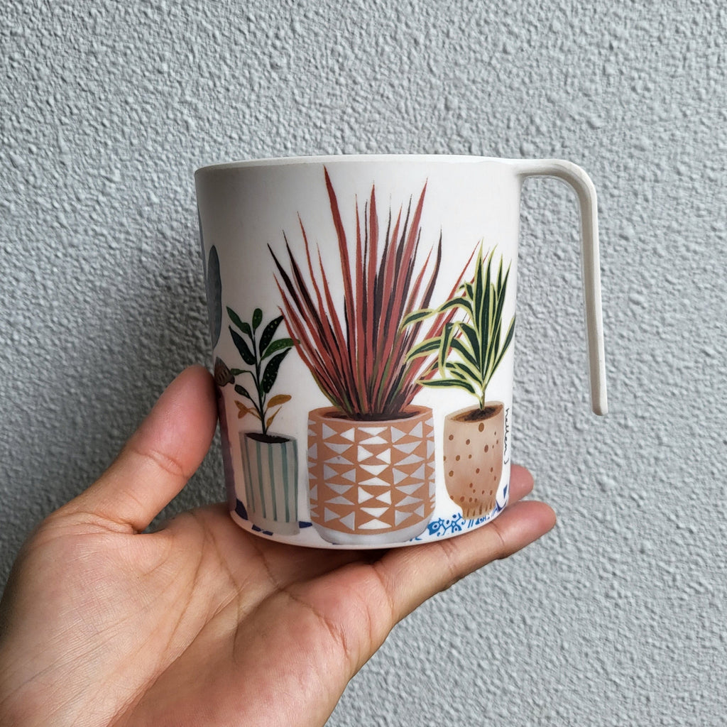 Mug en bambou plantes d'intérieur