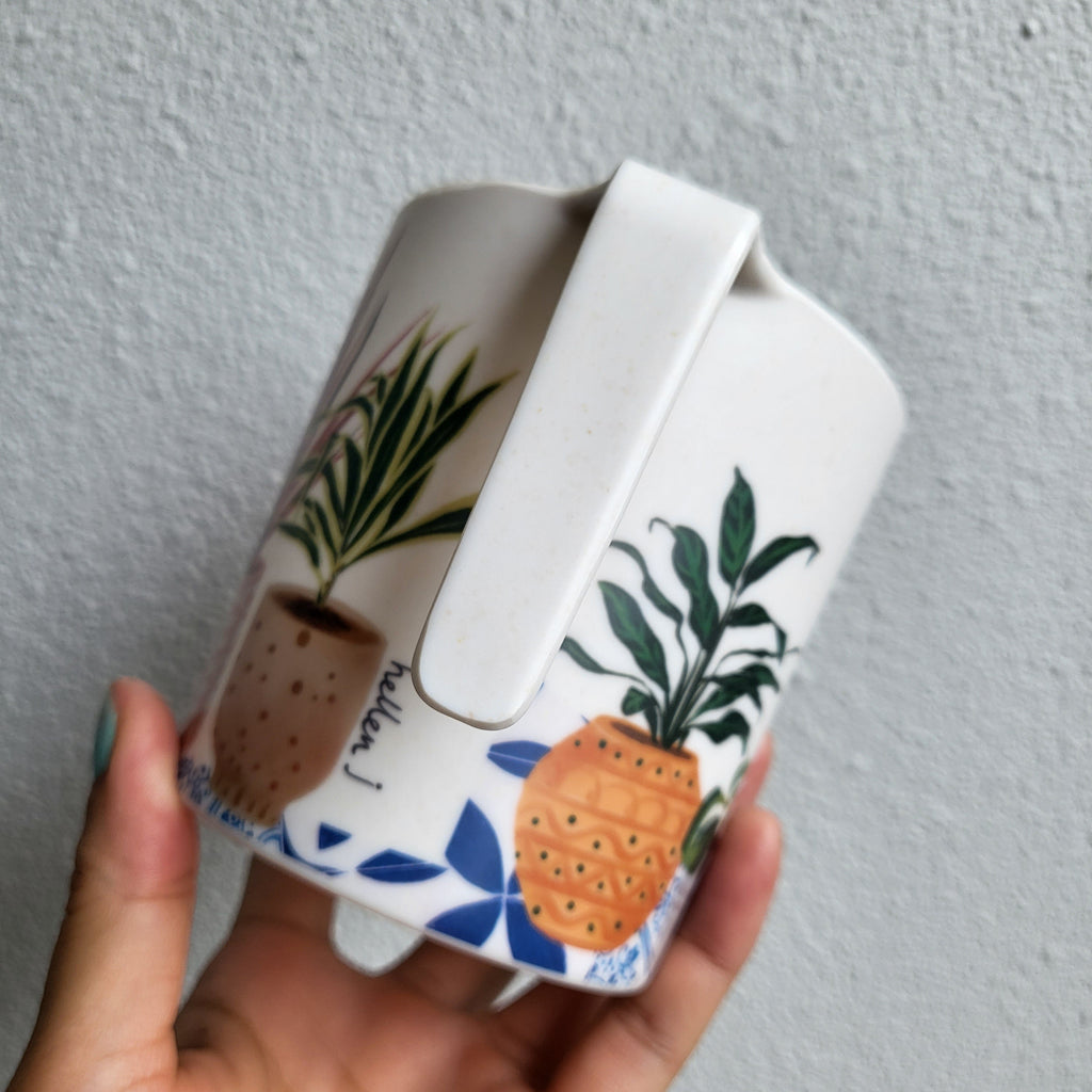 Mug en bambou plantes d'intérieur