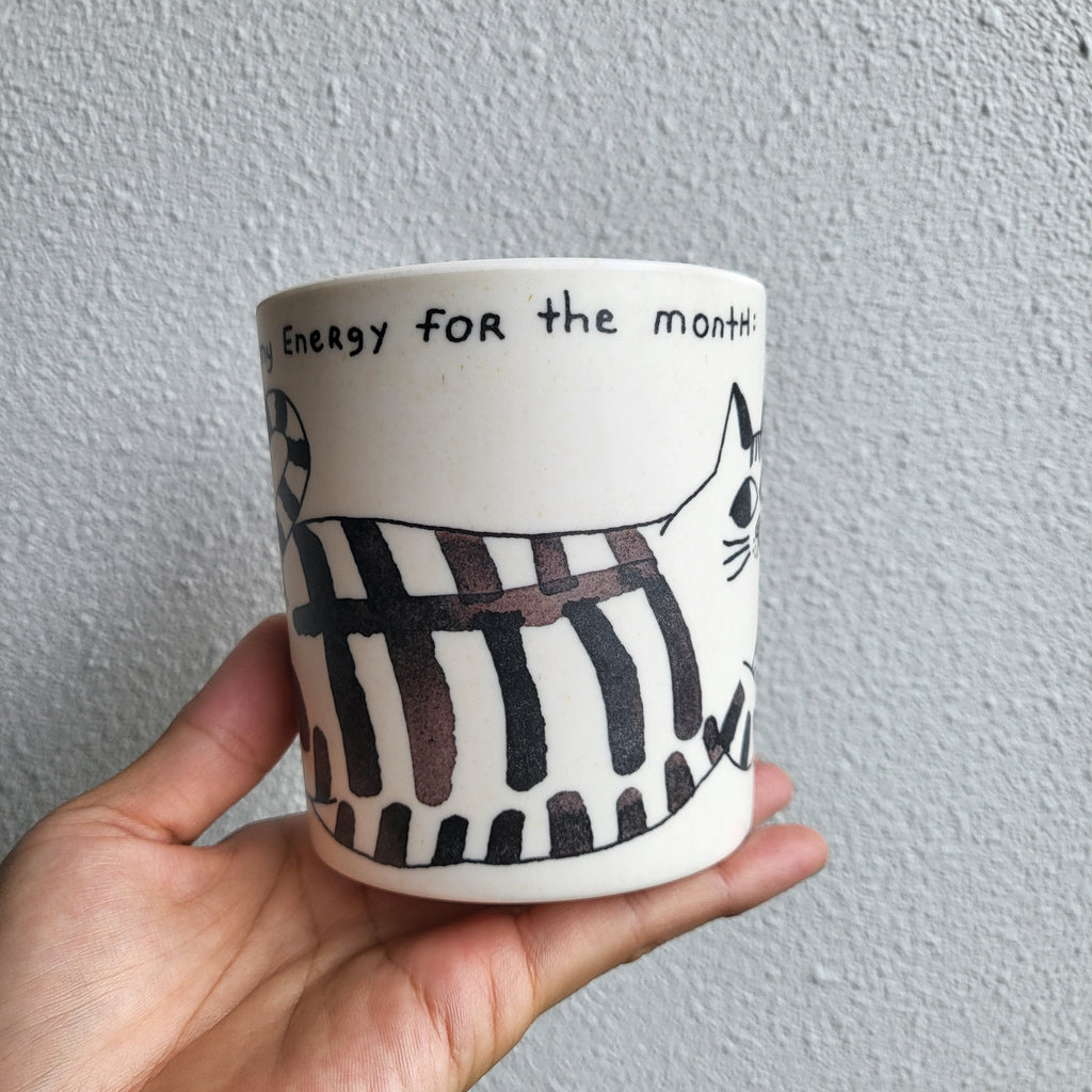 Mug en bambou Énergie pour le mois