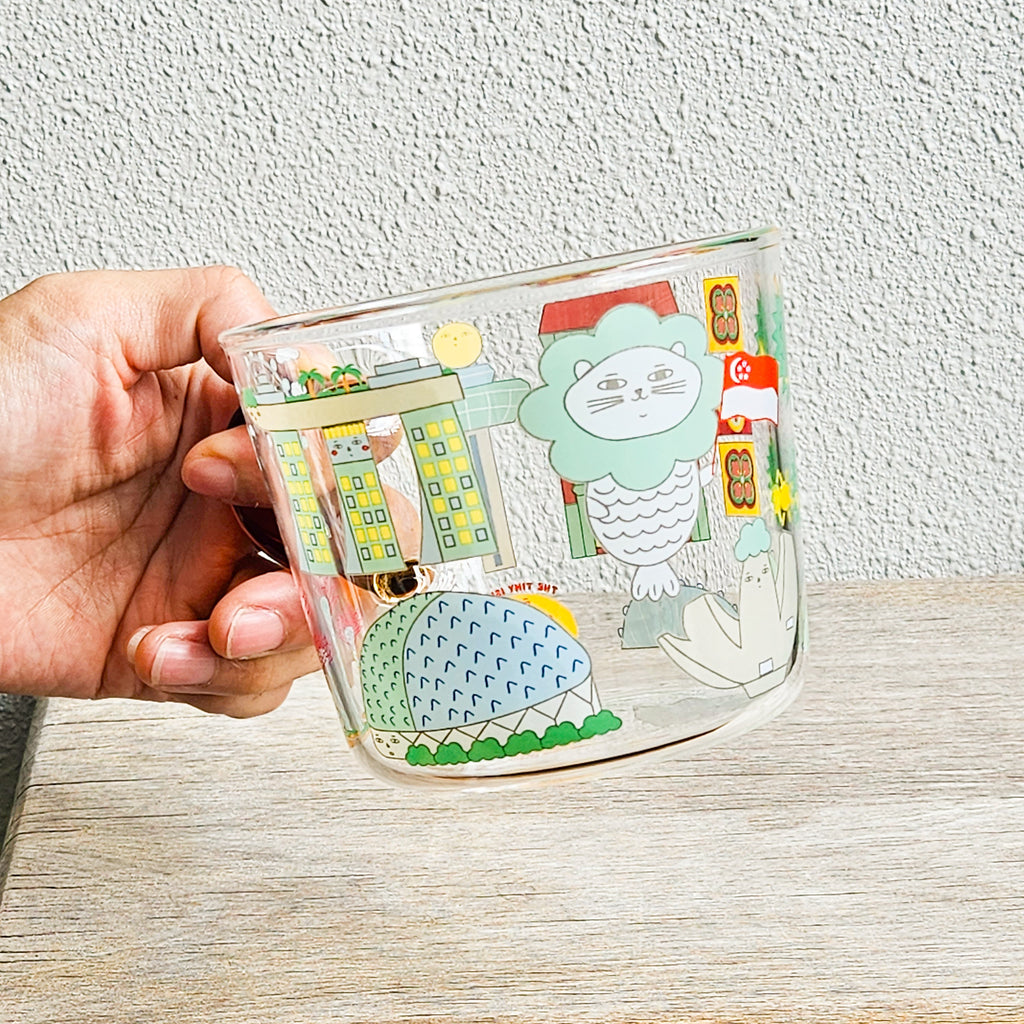 Mug en verre Icônes de Singapour