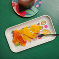 Plateau en bambou pour fruits de Singapour