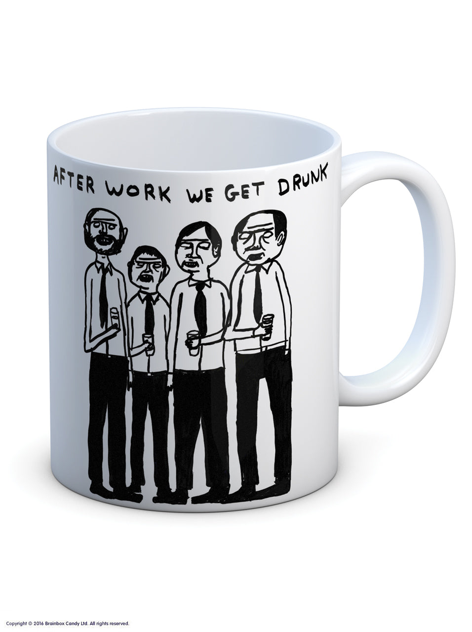 Mug en grès humoristique avec boîte