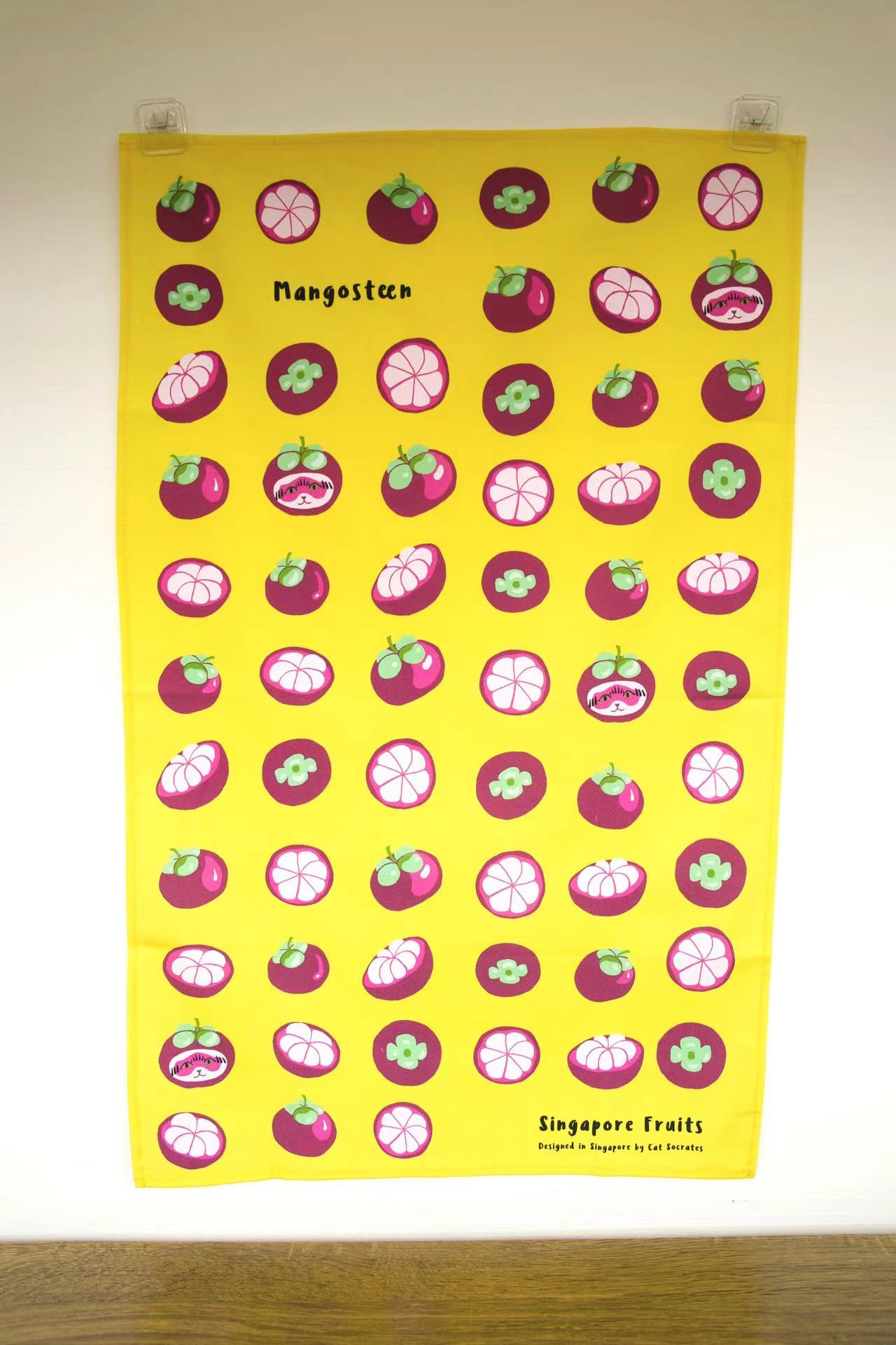 Essuie-tout Singapour Fruits - Mangoustan