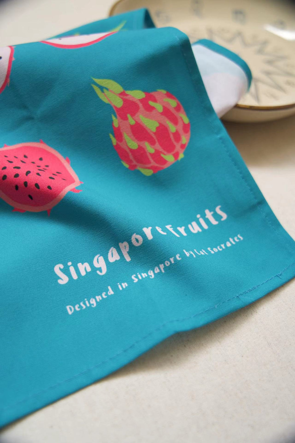 Torchons à vaisselle Singapour Fruits - Fruit du dragon