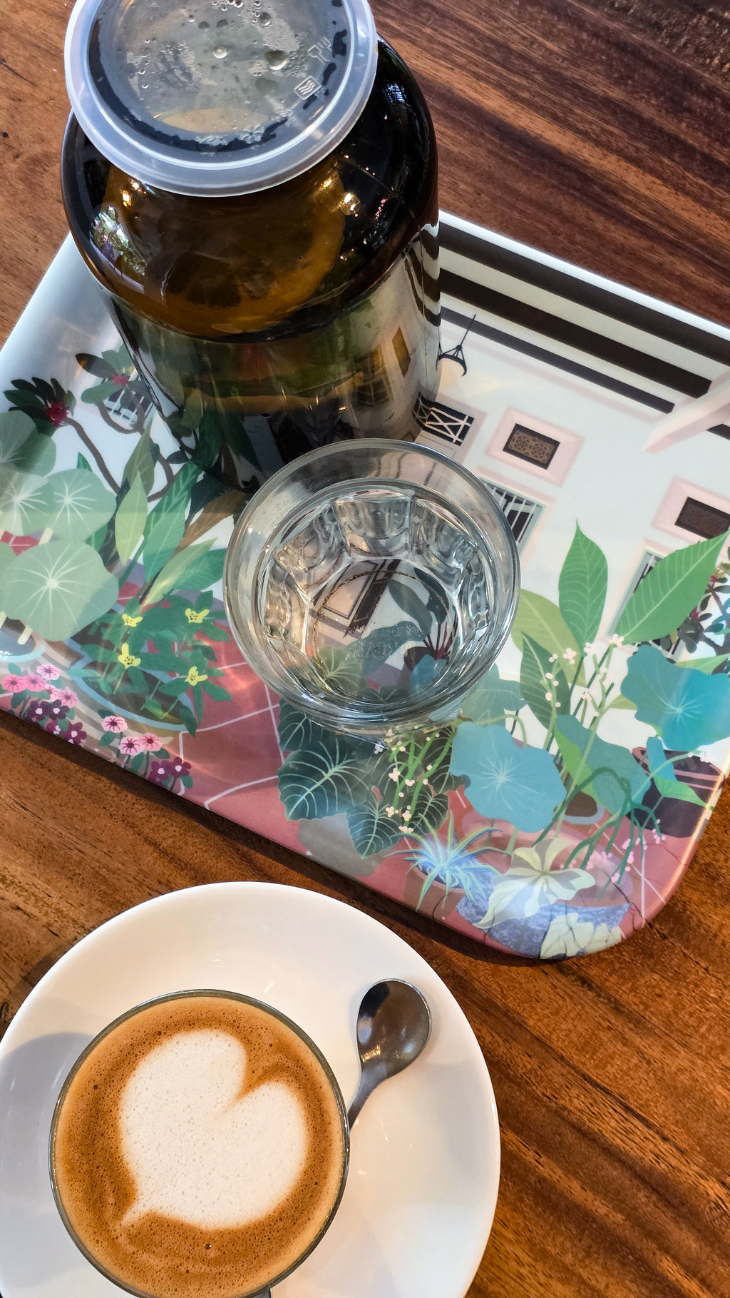 Plateau en bambou Lotus Shophouse