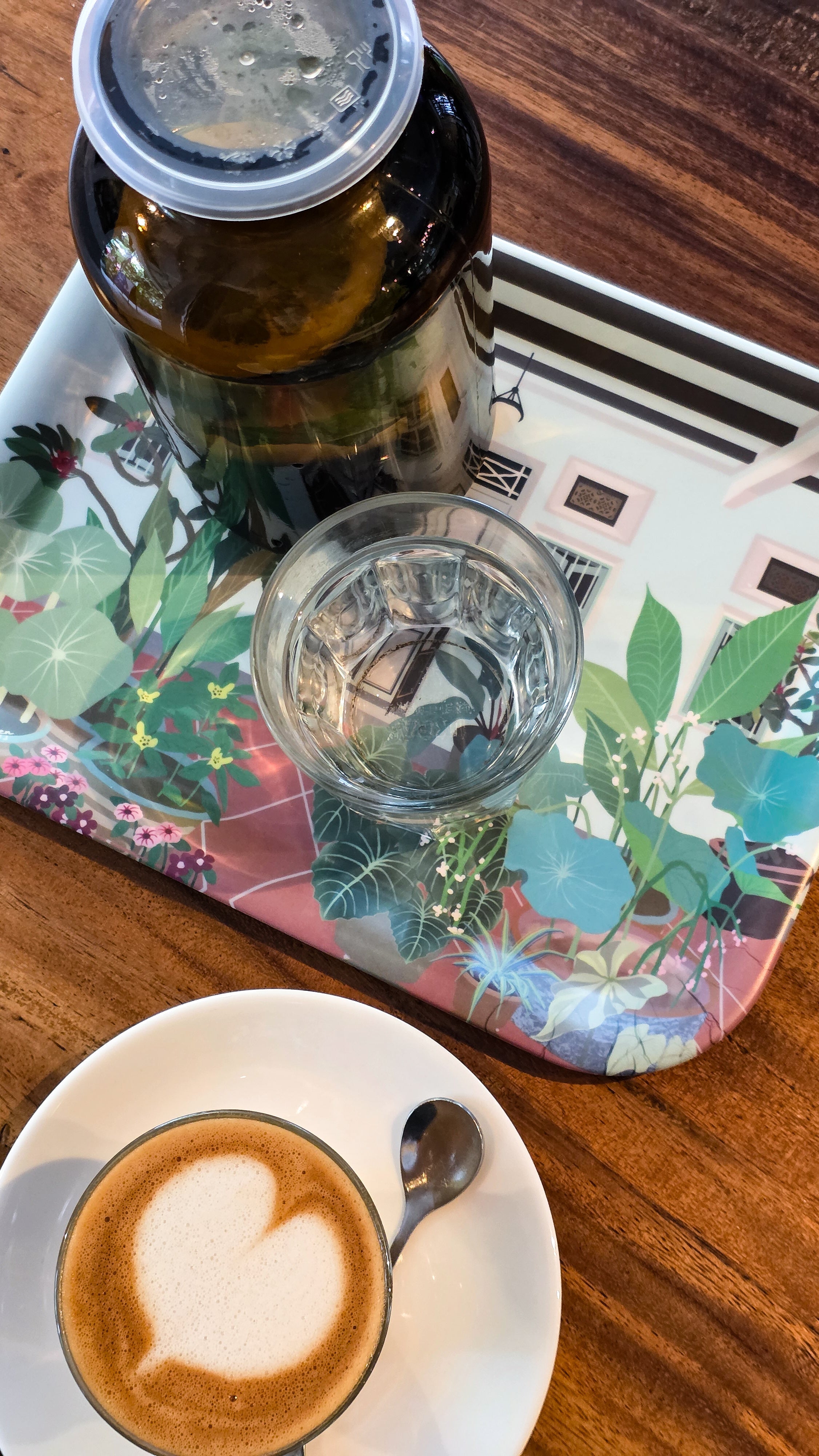 Plateau en bambou Lotus Shophouse
