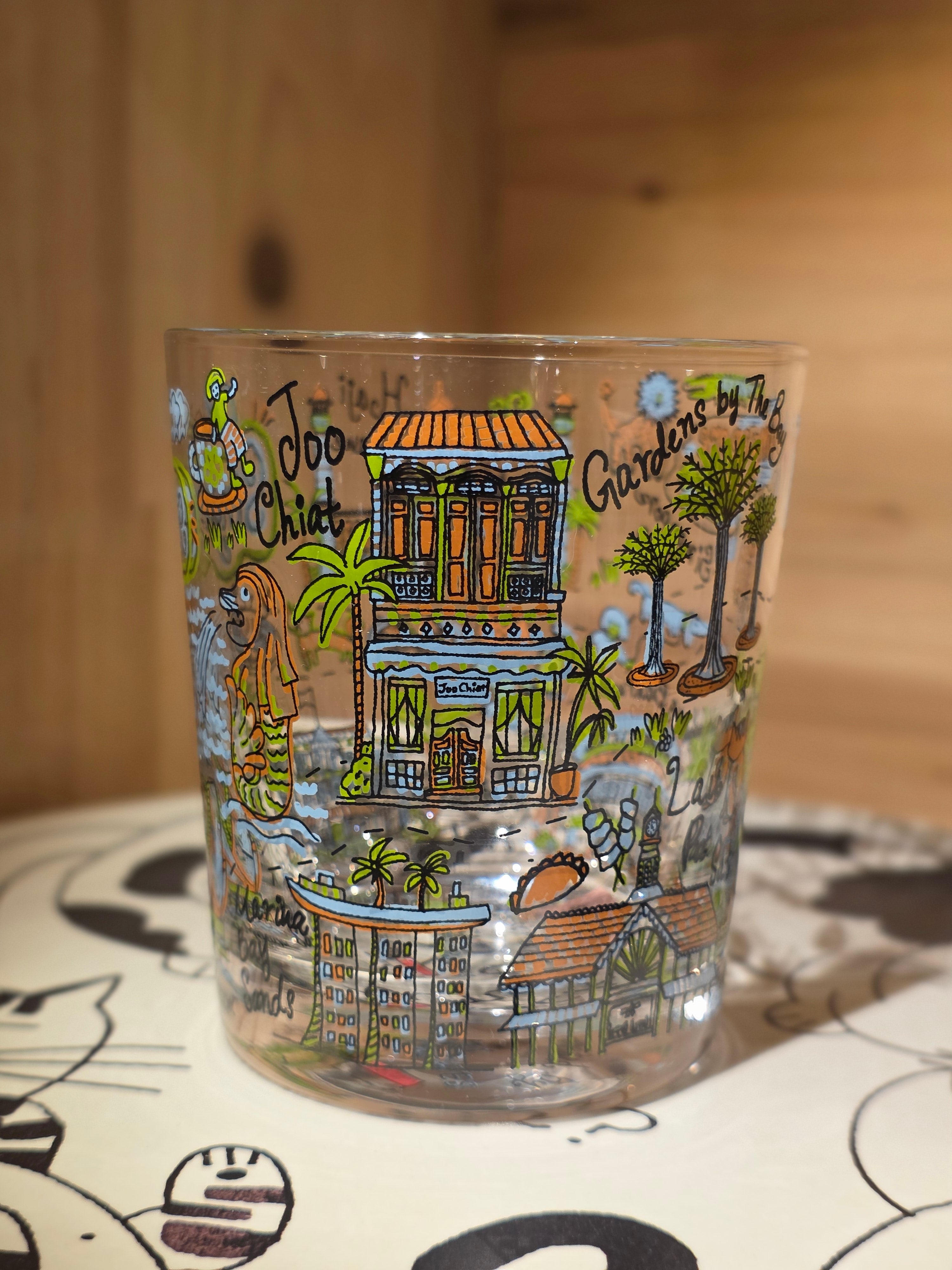 Se promener avec la Coupe en Verre de Singapour