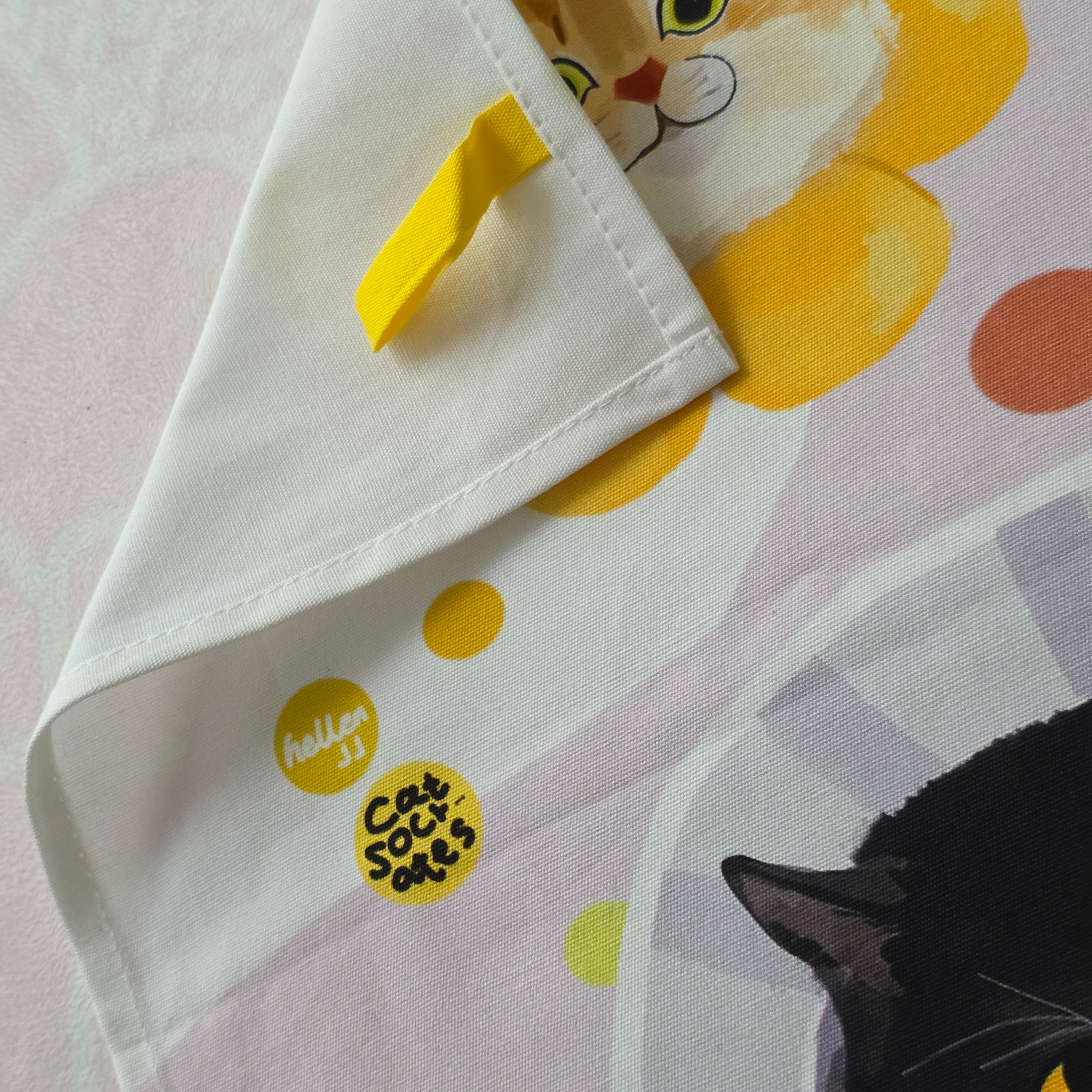 Essuie-mains motif Tête de chat