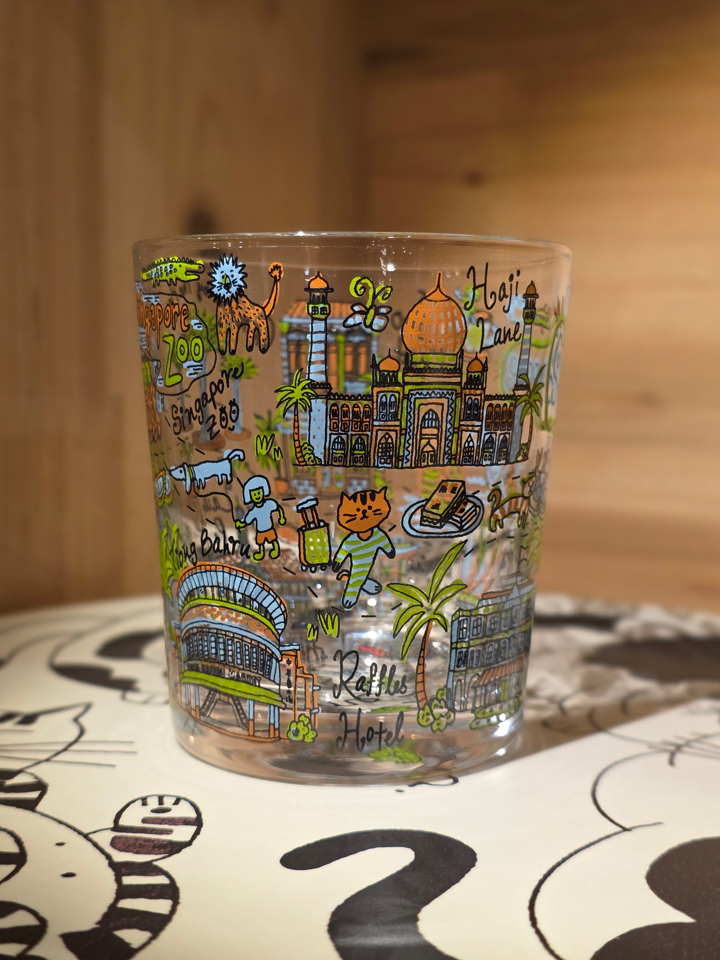 Se promener avec la Coupe en Verre de Singapour