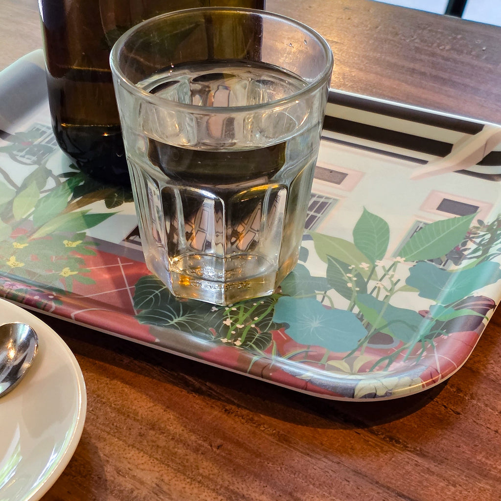 Plateau en bambou Lotus Shophouse